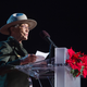 Betty Reid Soskin, who at 94 is the oldest National Park Service ranger in the United States, speaking on the Ellipse of the National Mall on Dec. 3, 2015, in Washington, D.C., for the national Christmas Tree lighting
JIM WATSON/AFP/Getty Images